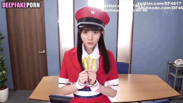 ディープフェイク 賀喜 遥香 乃木坂46 Kaki Haruka costumed blow job sex scene ai porn