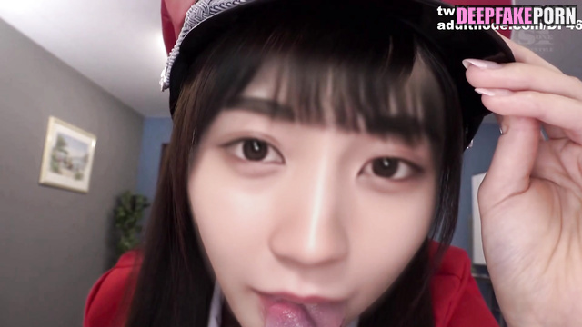ディープフェイク 賀喜 遥香 乃木坂46 Kaki Haruka costumed blow job sex scene ai porn