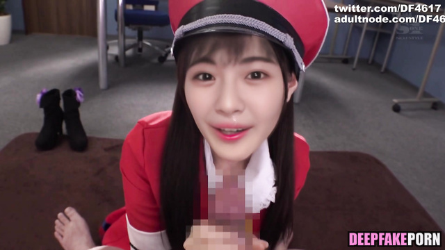 Cute blowjob by fake Seimiya Rei = [清宮 レイ 乃木坂46 ディープフェイク] [PREMIUM]