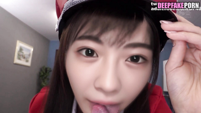 Cute blowjob by fake Seimiya Rei = [清宮 レイ 乃木坂46 ディープフェイク] [PREMIUM]