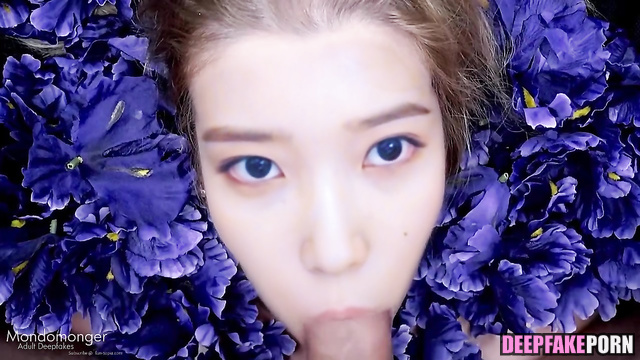 Fake flower IU sucks cock (딥페이크 아이유) [PREMIUM]