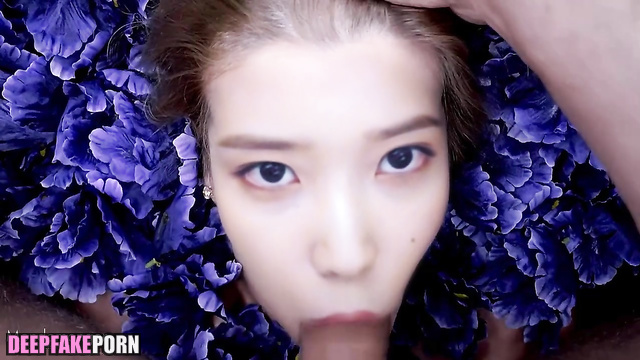 Fake flower IU sucks cock (딥페이크 아이유) [PREMIUM]