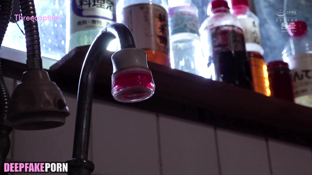 Night, kitchen, vibrator and fake Wonyoung IVE (本物の偽物 アイヴ) [PREMIUM]