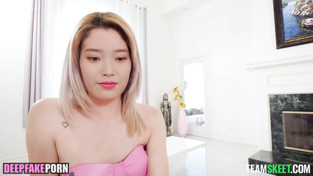 Dissolute blonde IU making perfect blowjob, ai - 아이유 딥 페이크 비디오 [PREMIUM]