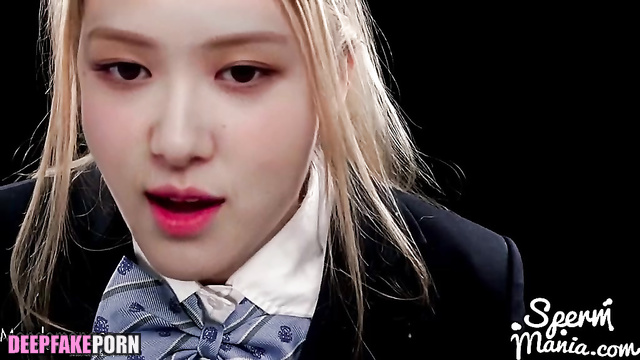 Fake korean girl Rose loves bukkake - 로제 블랙핑크 [PREMIUM]