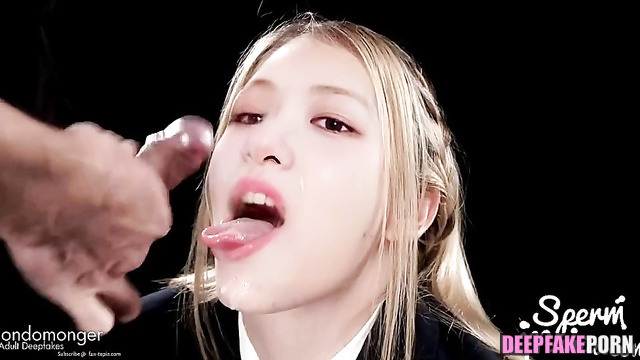 Fake korean girl Rose loves bukkake - 로제 블랙핑크 [PREMIUM]