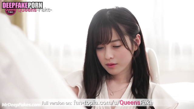 Kanna Hashimoto made nice blowjob in the office / 橋本 環奈 ディープフェイク