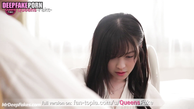 Kanna Hashimoto made nice blowjob in the office / 橋本 環奈 ディープフェイク