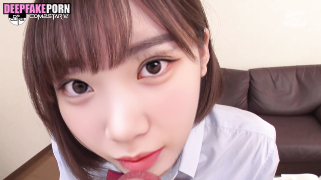 Hot Chaewon home sex tape (fuck in sexy skirt) - アイズワン 有名人のセックス [PREMIUM]