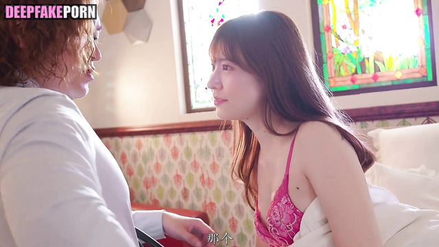 AI Yui Aragaki's pussy stuffed with cum (あらがき ゆい マンコごっくん)