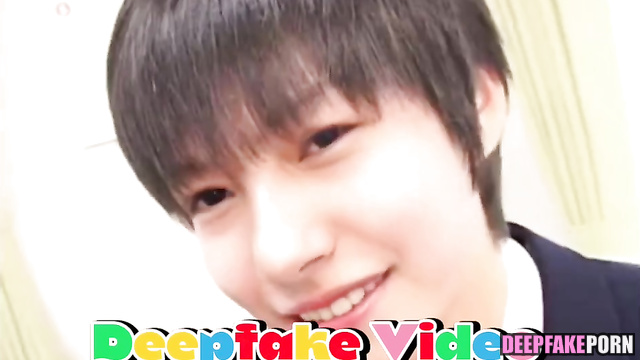 AI Renjun NCT took his first cock in his mouth | 딥페이크 런쥔 엔시티