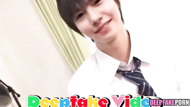 AI Renjun NCT took his first cock in his mouth | 딥페이크 런쥔 엔시티