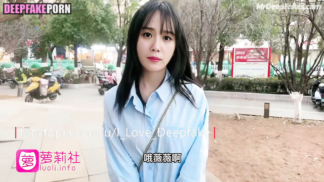 AI Liu Shishi undressed in front of her boyfriend (深度换脸 刘诗诗)