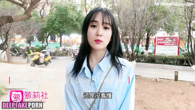 AI Liu Shishi undressed in front of her boyfriend (深度换脸 刘诗诗)