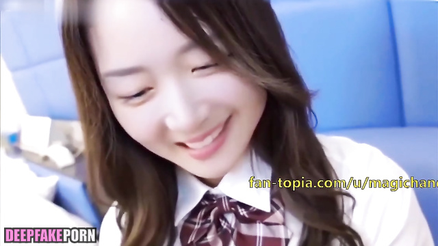 Sexy schoolgirl Zhou Dongyu allowed her to be penetrated (深度换脸 周冬雨)