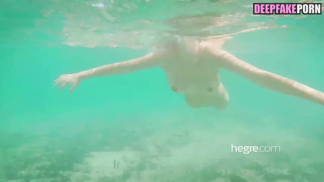 Babe likes demonstrating body under the water, ai - Fan Bingbing 范冰冰 换脸