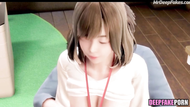 AI Nanaciaociao/一隻阿圓 fucks with me and can't hold orgasm deepfake 智能換臉