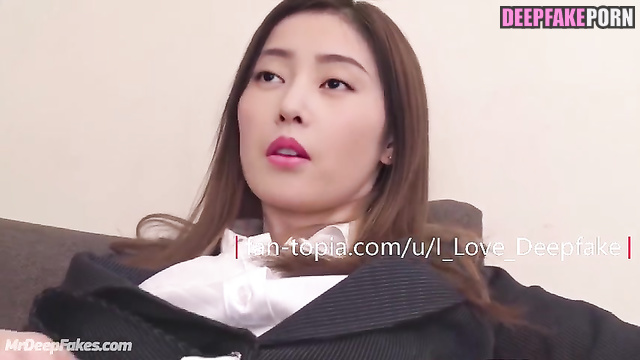 Zhang Tianai/张天爱 found secret way to satisfy in office deepfake/智能換臉