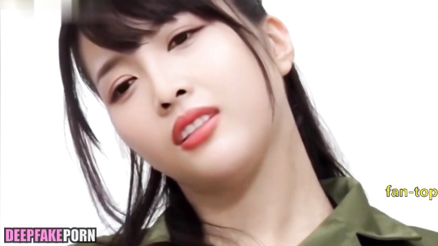 Fake Wu Xuanyi hot cunnilingus in sexy military suit / 吴宣仪 伪造的