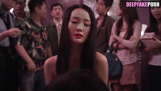 Sexy brunette Yang Mi hot sex scene after party / 杨幂 深度伪造视频