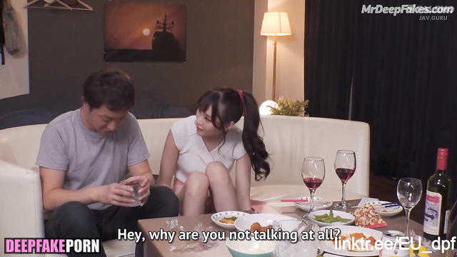 Chaewon sex scene - cool fuck after romantic dinner / アイズワン フェイススワップ