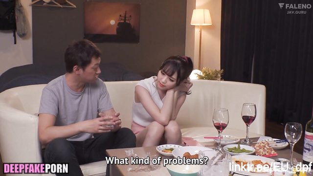 Romantic dinner ended in sex - Yuna face swap (유나 있지)