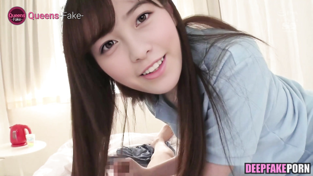 Celebrity sex - Kanna Hashimoto in sexy white pants (セレブのセックス 橋本 環奈) [PREMIUM]