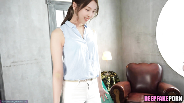 Naked Nayeon making cool blowjob, fake - トゥワイス アダルトビデオ [PREMIUM]