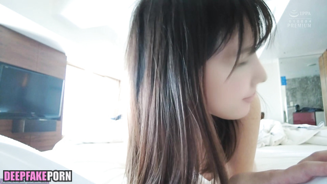 HKT48 - Tanaka Miku sucks boyfriend's cock while he sleeps (ヌード 田中美久) [PREMIUM]