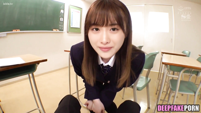 Funny Satomi Ishihara sex scene in high school / 石原 さとみ アダルトビデオ [PREMIUM]