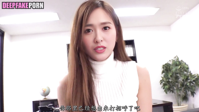 Sexy secreatary Tiffany Tang sucking dick - fakeapp / 唐嫣 成人视频 [PREMIUM]