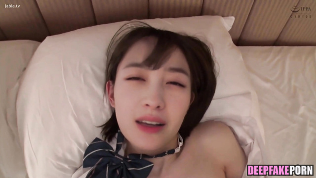 Kanna Hashimoto pov sex scenes - plays with dildo / 橋本 環奈 有名人のセックス