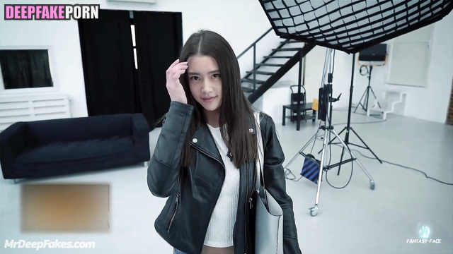 Blowjob after photosession - Clara Lee face swap / 클라라 연예인 섹스