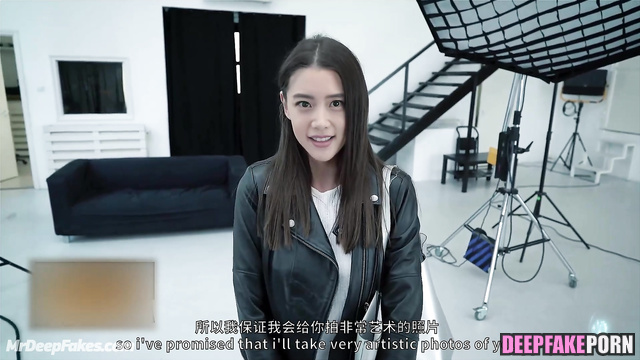 Blowjob after photosession - Clara Lee face swap / 클라라 연예인 섹스