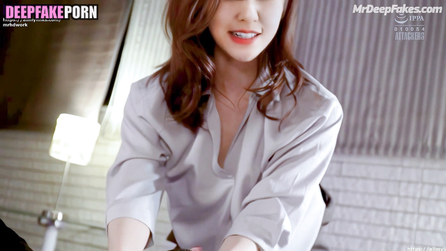 少女時代 SNSD Yoona is passionate when she does blowjob フェイクポルノ fake porn