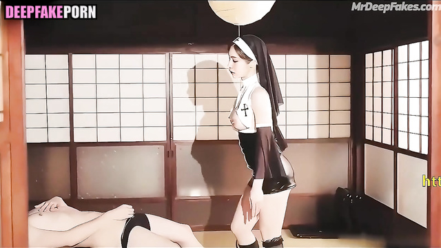 Tiffany Tang fucked in sexy suit - fetish adult tape / 唐嫣 名人性爱