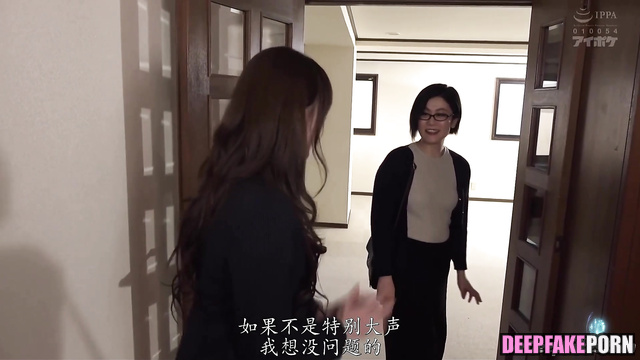 Fake Zhang Ziyi jerking off to mother's boyfriend / 章子怡 名人性爱