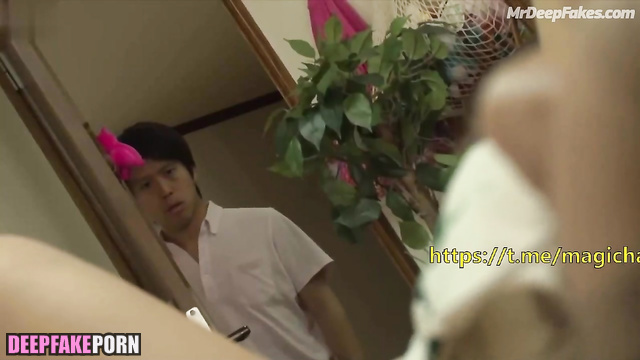 Hot 趙今麥 Zhao Jinmai 人工智能 AI got busted when she was masturbating