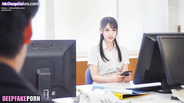 Mina makes フェイクポルノ fake porn of passionate sex at work TWICE トゥワイス