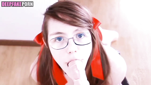 Fake porn compilation with Tiptoe Tingles ASMR doing the best blowjobs