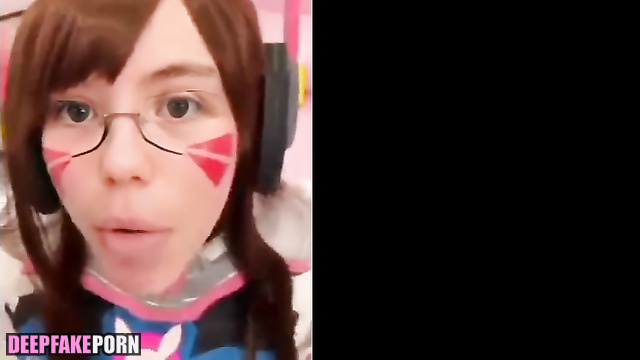 Fake porn compilation with Tiptoe Tingles ASMR doing the best blowjobs