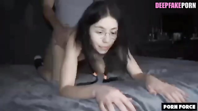 Tiptoe Tingles Asmr shows love for hard sex in doggy style deepfake