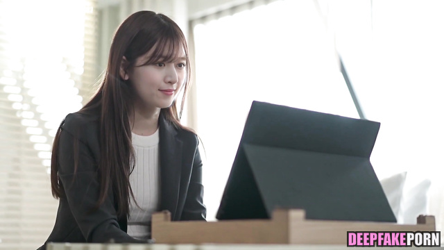 橋本 奈々未 乃木坂46 ai Nanami Hashimoto spat in mouth during a fuck