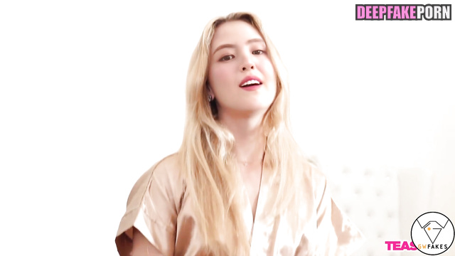 Slutty blonde sucking huge handsome cock, ai Han So-hee 한소희 섹스 장면 [PREMIUM]