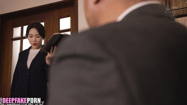 She makes blowjob in a cabinet, Hyojung face swap - 효정 오마이걸 [PREMIUM]