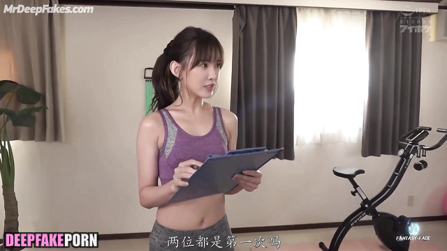 Sudden sex after workout in a crowded place, Hyomin (효민 티아라) fakeapp