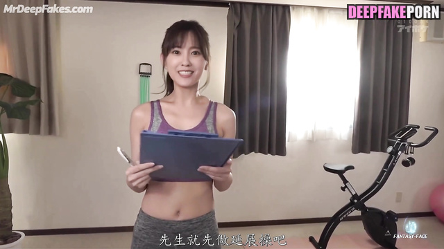 Sudden sex after workout in a crowded place, Hyomin (효민 티아라) fakeapp