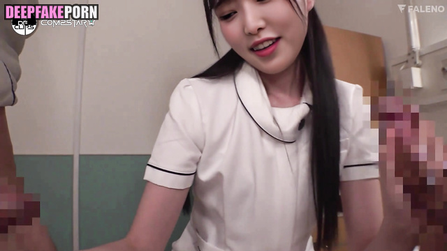 Choi Yena threesome celeb sex (place: hospital) - アイズワン 本物の偽物 [PREMIUM]