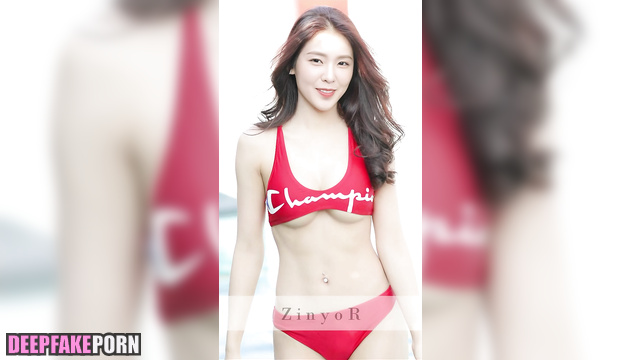 Girl in red bikini wanna pick up you, fakeapp Irene 아이린 레드벨벳 [PREMIUM]