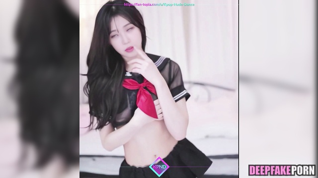 Karina solo sex tape in hot schoolgirl suit - 카리나 에스파 [PREMIUM]